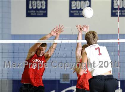 Thumbnail 2 in Laguna Beach vs. Santa Fe Christian (CIF SoCal D3 Vollleyball Final) photogallery.