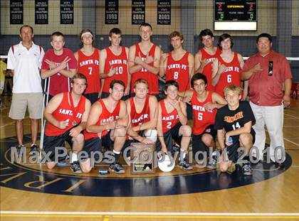 Thumbnail 1 in Laguna Beach vs. Santa Fe Christian (CIF SoCal D3 Vollleyball Final) photogallery.