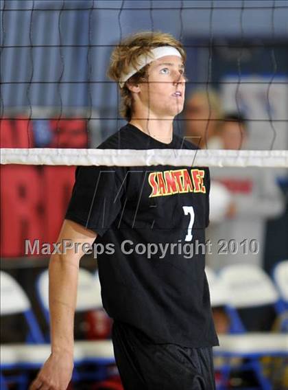 Thumbnail 1 in Laguna Beach vs. Santa Fe Christian (CIF SoCal D3 Vollleyball Final) photogallery.