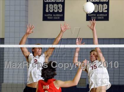 Thumbnail 1 in Laguna Beach vs. Santa Fe Christian (CIF SoCal D3 Vollleyball Final) photogallery.