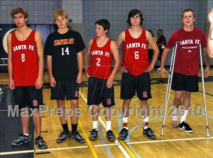 Thumbnail 3 in Laguna Beach vs. Santa Fe Christian (CIF SoCal D3 Vollleyball Final) photogallery.