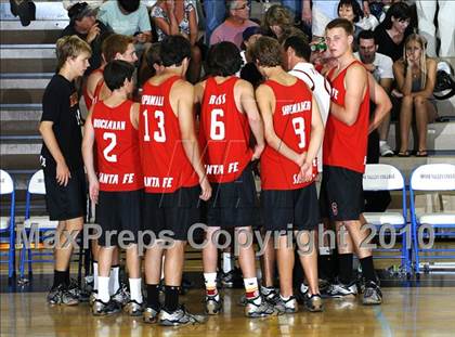 Thumbnail 2 in Laguna Beach vs. Santa Fe Christian (CIF SoCal D3 Vollleyball Final) photogallery.