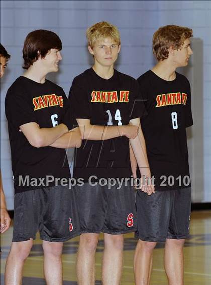 Thumbnail 3 in Laguna Beach vs. Santa Fe Christian (CIF SoCal D3 Vollleyball Final) photogallery.