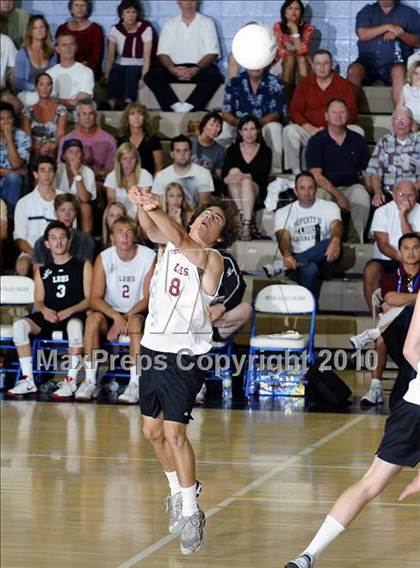 Thumbnail 1 in Laguna Beach vs. Santa Fe Christian (CIF SoCal D3 Vollleyball Final) photogallery.