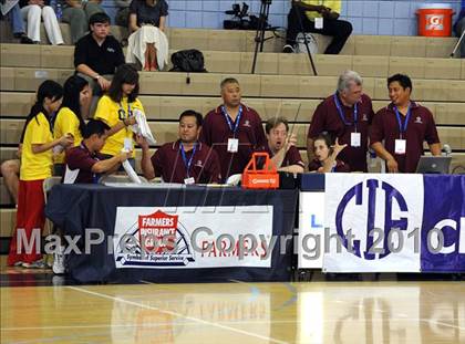 Thumbnail 1 in Laguna Beach vs. Santa Fe Christian (CIF SoCal D3 Vollleyball Final) photogallery.