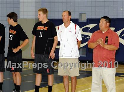 Thumbnail 2 in Laguna Beach vs. Santa Fe Christian (CIF SoCal D3 Vollleyball Final) photogallery.