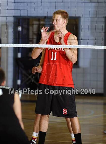 Thumbnail 1 in Laguna Beach vs. Santa Fe Christian (CIF SoCal D3 Vollleyball Final) photogallery.