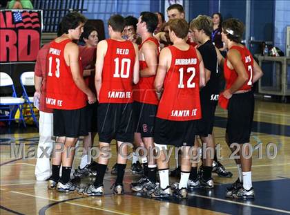 Thumbnail 2 in Laguna Beach vs. Santa Fe Christian (CIF SoCal D3 Vollleyball Final) photogallery.