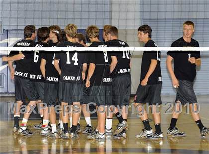 Thumbnail 1 in Laguna Beach vs. Santa Fe Christian (CIF SoCal D3 Vollleyball Final) photogallery.