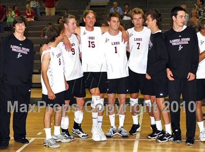 Thumbnail 1 in Laguna Beach vs. Santa Fe Christian (CIF SoCal D3 Vollleyball Final) photogallery.