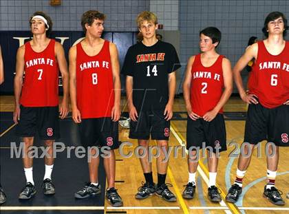 Thumbnail 2 in Laguna Beach vs. Santa Fe Christian (CIF SoCal D3 Vollleyball Final) photogallery.