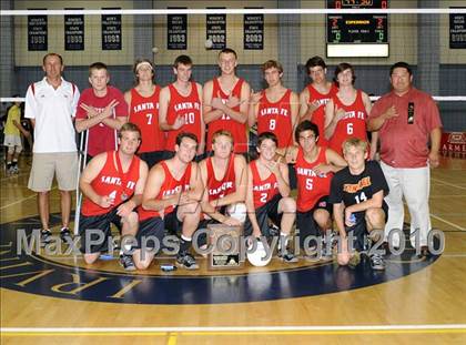 Thumbnail 3 in Laguna Beach vs. Santa Fe Christian (CIF SoCal D3 Vollleyball Final) photogallery.
