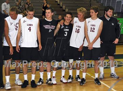 Thumbnail 3 in Laguna Beach vs. Santa Fe Christian (CIF SoCal D3 Vollleyball Final) photogallery.