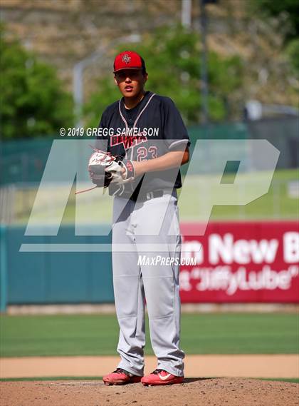 Thumbnail 2 in JV: Bella Vista vs Rio Americano @ Raley Field photogallery.