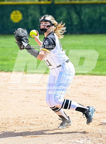 Thumbnail 3 in Yorktown vs Cowan (Delaware County Tournament Semifinal)  photogallery.