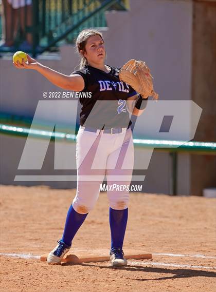 Thumbnail 2 in Bremen vs Harlem (GHSA 3A State Tournament) photogallery.
