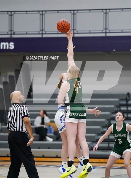Thumbnail 1 in Pendleton Heights vs Jennings County (Sneakers for Santa Shootout) photogallery.