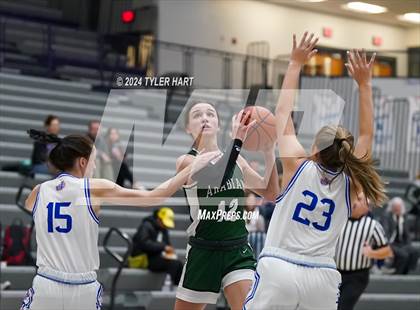 Thumbnail 1 in Pendleton Heights vs Jennings County (Sneakers for Santa Shootout) photogallery.