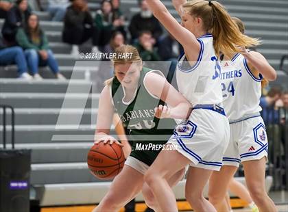 Thumbnail 3 in Pendleton Heights vs Jennings County (Sneakers for Santa Shootout) photogallery.