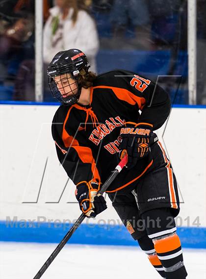 Thumbnail 3 in Deerfield Academy vs Kimball Union Academy (Flood-Marr Tournament) photogallery.