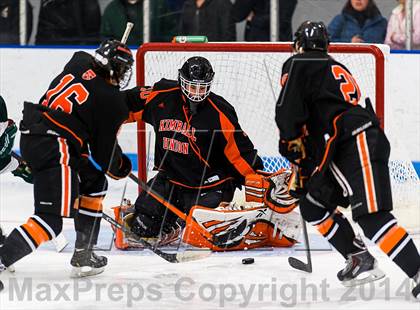 Thumbnail 3 in Deerfield Academy vs Kimball Union Academy (Flood-Marr Tournament) photogallery.