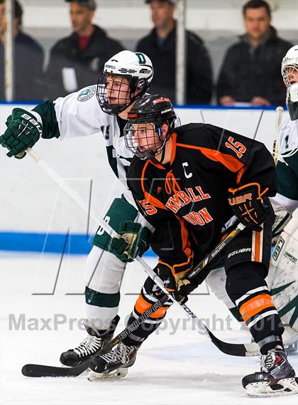 Thumbnail 3 in Deerfield Academy vs Kimball Union Academy (Flood-Marr Tournament) photogallery.