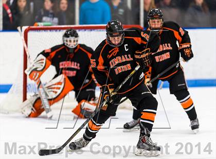 Thumbnail 3 in Deerfield Academy vs Kimball Union Academy (Flood-Marr Tournament) photogallery.