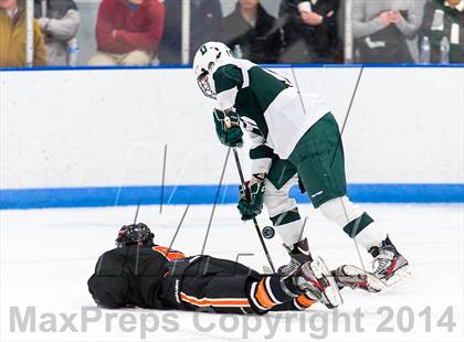 Thumbnail 3 in Deerfield Academy vs Kimball Union Academy (Flood-Marr Tournament) photogallery.