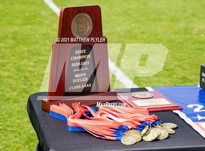 Thumbnail 1 in Myers Park vs. Cardinal Gibbons (2 of 2 - NCHSAA 4A Final - Team Photos, Awards, Pre-Game, and Post-Game) photogallery.