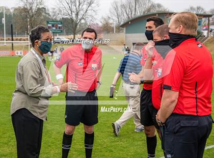 Thumbnail 1 in Myers Park vs. Cardinal Gibbons (2 of 2 - NCHSAA 4A Final - Team Photos, Awards, Pre-Game, and Post-Game) photogallery.
