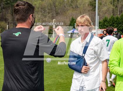 Thumbnail 3 in Myers Park vs. Cardinal Gibbons (2 of 2 - NCHSAA 4A Final - Team Photos, Awards, Pre-Game, and Post-Game) photogallery.
