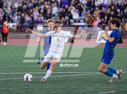 Thumbnail 1 in Guerin Catholic vs. Indianapolis Bishop Chatard (IHSAA 2A State Final) photogallery.