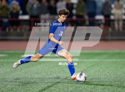 Thumbnail 1 in Guerin Catholic vs. Indianapolis Bishop Chatard (IHSAA 2A State Final) photogallery.
