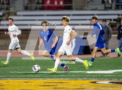 Thumbnail 2 in Guerin Catholic vs. Indianapolis Bishop Chatard (IHSAA 2A State Final) photogallery.
