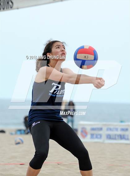 Thumbnail 1 in Academy of Our Lady of Peace vs. Branson (IBVL Competition Semifinal) photogallery.