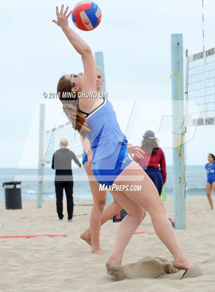 Thumbnail 1 in Academy of Our Lady of Peace vs. Branson (IBVL Competition Semifinal) photogallery.