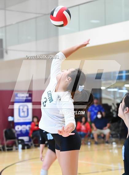 Thumbnail 3 in Rincon/University vs. Cactus (EPIC Tournament Chandler Prep Invite) photogallery.