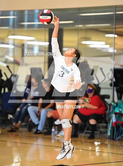 Thumbnail 2 in Rincon/University vs. Cactus (EPIC Tournament Chandler Prep Invite) photogallery.