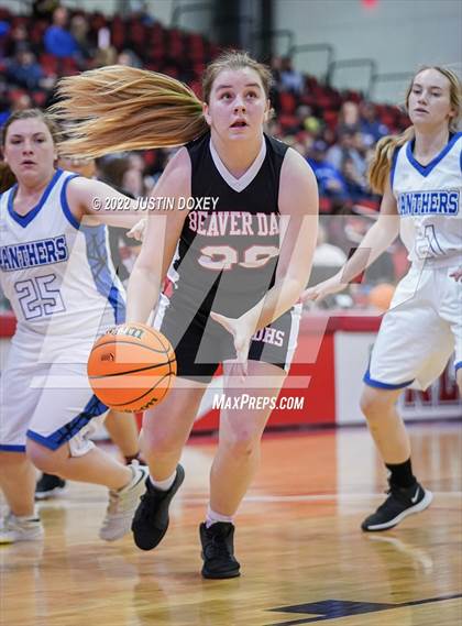 Thumbnail 2 in Pahranagat Valley vs. Beaver Dam (NIAA Class 1A State Girls Quarterfinal) photogallery.