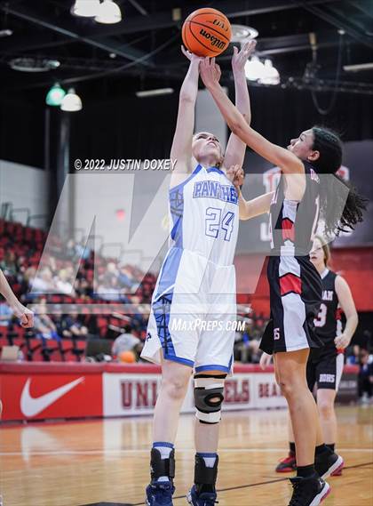 Thumbnail 3 in Pahranagat Valley vs. Beaver Dam (NIAA Class 1A State Girls Quarterfinal) photogallery.