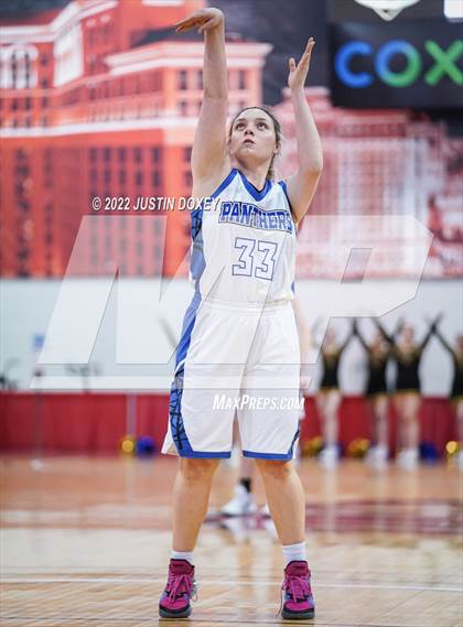 Thumbnail 1 in Pahranagat Valley vs. Beaver Dam (NIAA Class 1A State Girls Quarterfinal) photogallery.