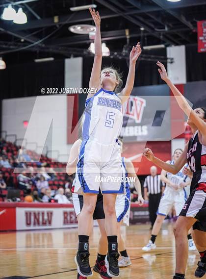 Thumbnail 1 in Pahranagat Valley vs. Beaver Dam (NIAA Class 1A State Girls Quarterfinal) photogallery.