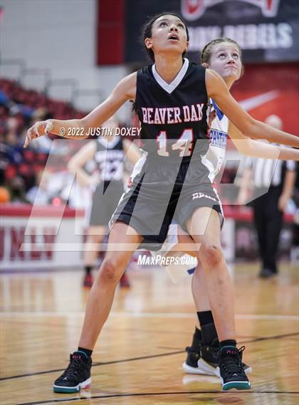 Thumbnail 2 in Pahranagat Valley vs. Beaver Dam (NIAA Class 1A State Girls Quarterfinal) photogallery.