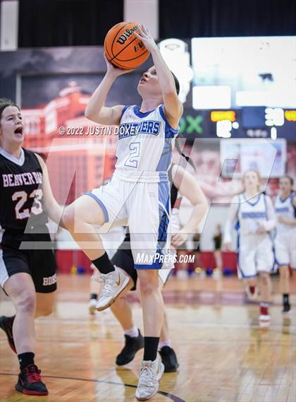 Thumbnail 2 in Pahranagat Valley vs. Beaver Dam (NIAA Class 1A State Girls Quarterfinal) photogallery.