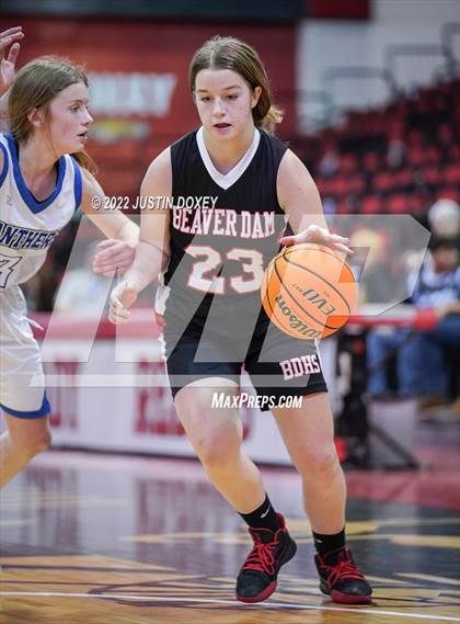 Thumbnail 2 in Pahranagat Valley vs. Beaver Dam (NIAA Class 1A State Girls Quarterfinal) photogallery.