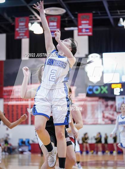 Thumbnail 3 in Pahranagat Valley vs. Beaver Dam (NIAA Class 1A State Girls Quarterfinal) photogallery.