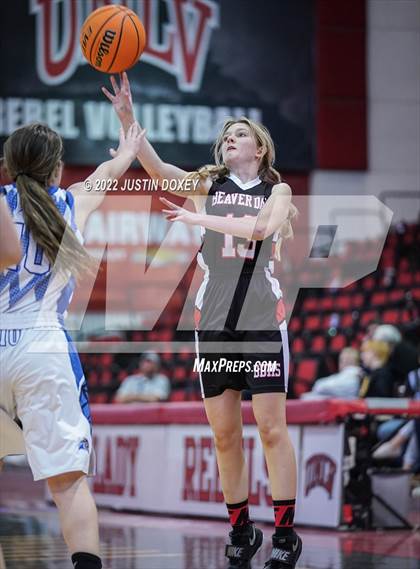 Thumbnail 3 in Pahranagat Valley vs. Beaver Dam (NIAA Class 1A State Girls Quarterfinal) photogallery.