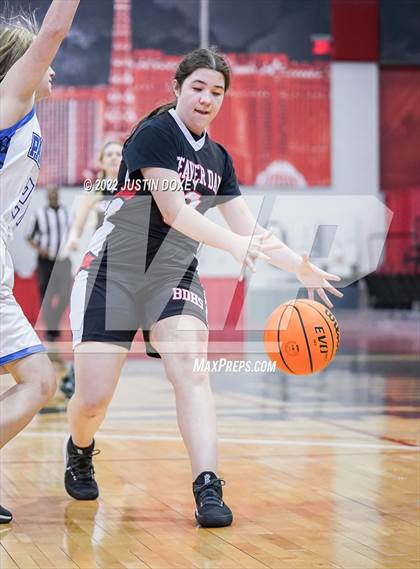 Thumbnail 2 in Pahranagat Valley vs. Beaver Dam (NIAA Class 1A State Girls Quarterfinal) photogallery.