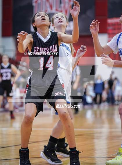 Thumbnail 3 in Pahranagat Valley vs. Beaver Dam (NIAA Class 1A State Girls Quarterfinal) photogallery.