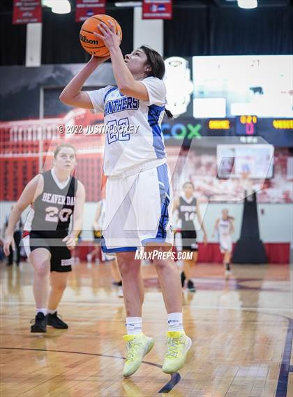 Thumbnail 1 in Pahranagat Valley vs. Beaver Dam (NIAA Class 1A State Girls Quarterfinal) photogallery.